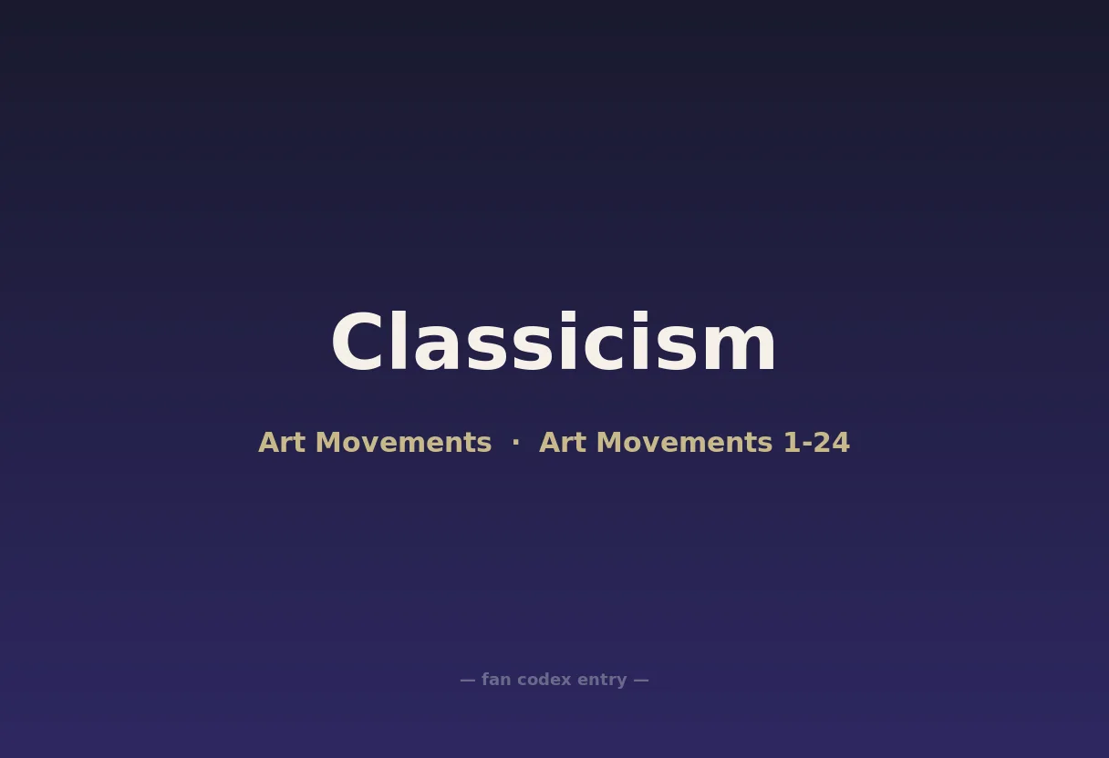 Classicism