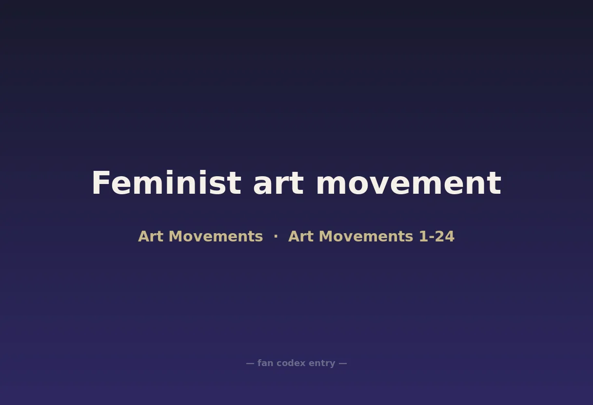 Feminist art movement