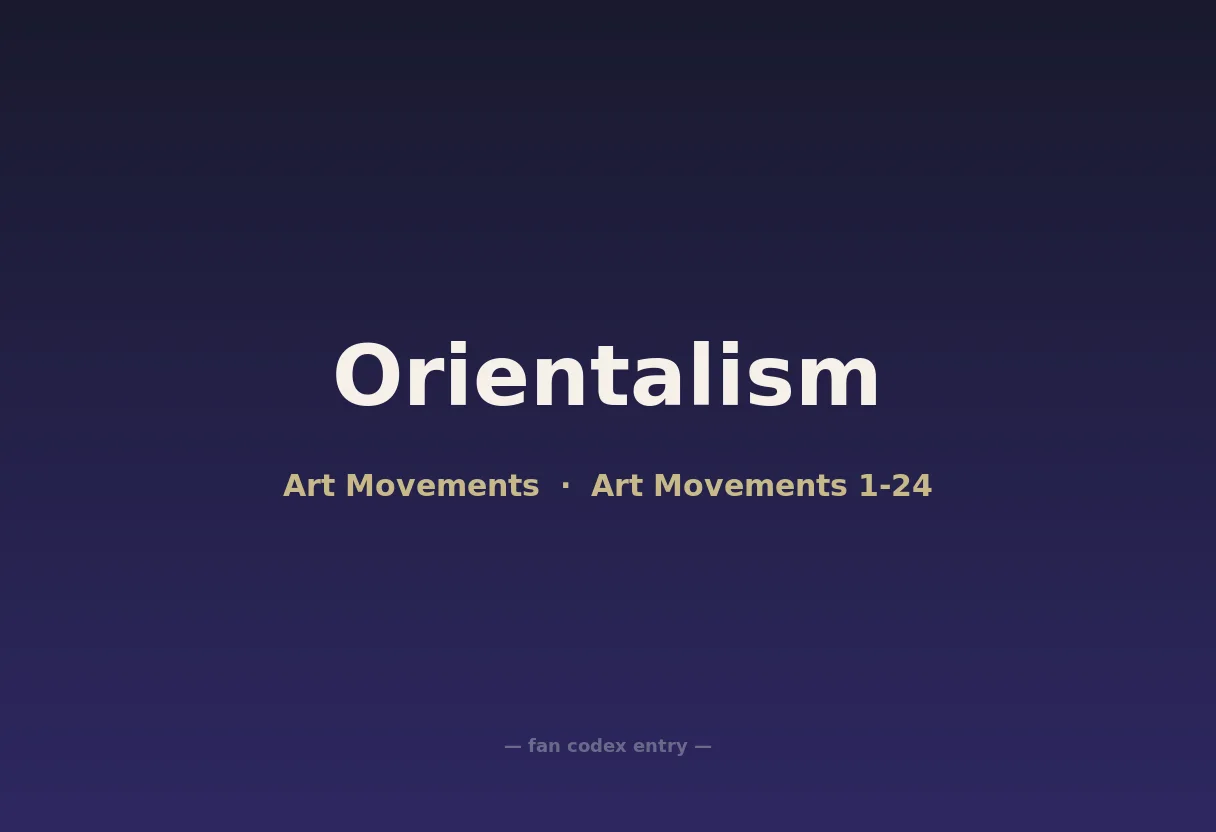 Orientalism