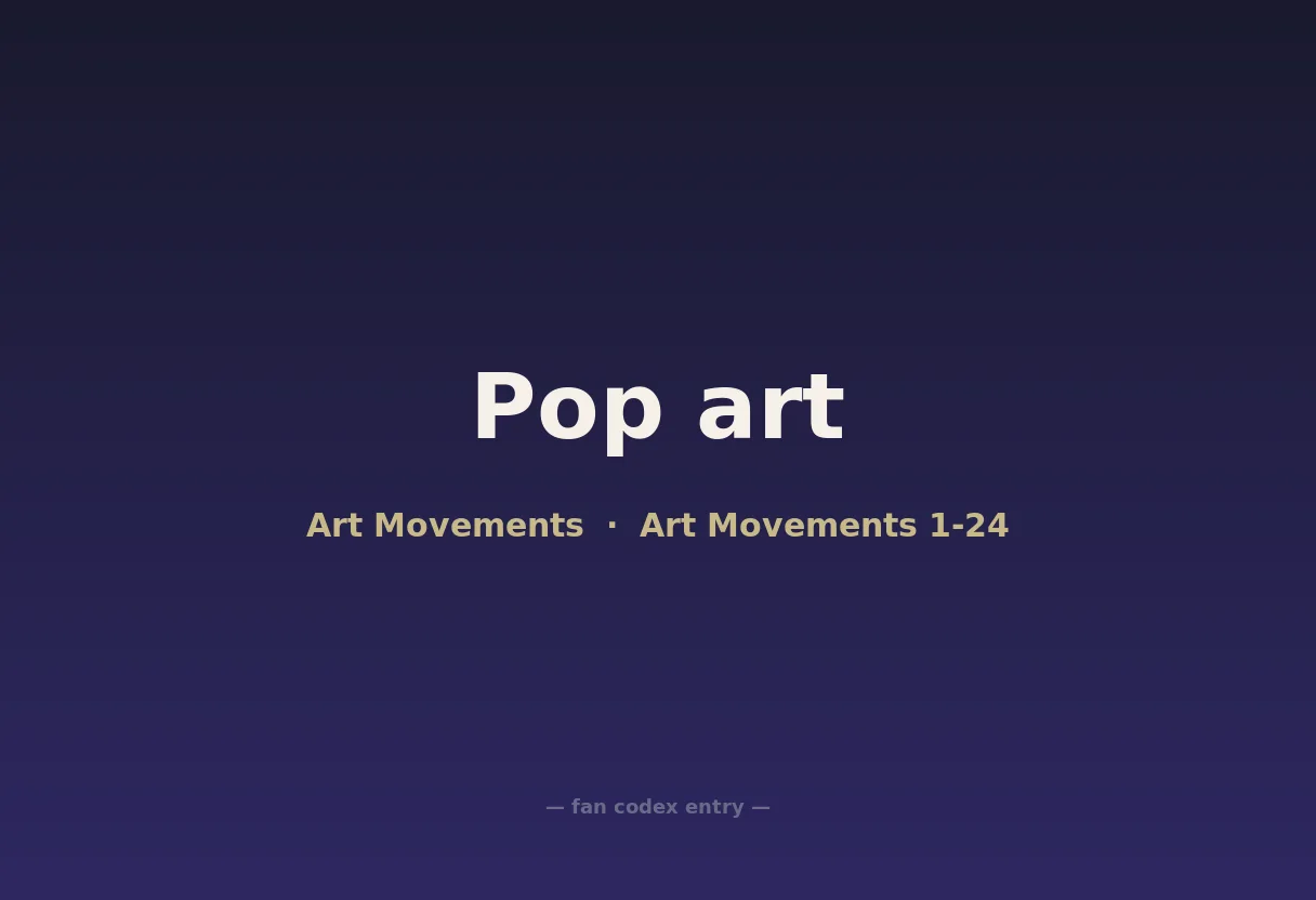 Pop art
